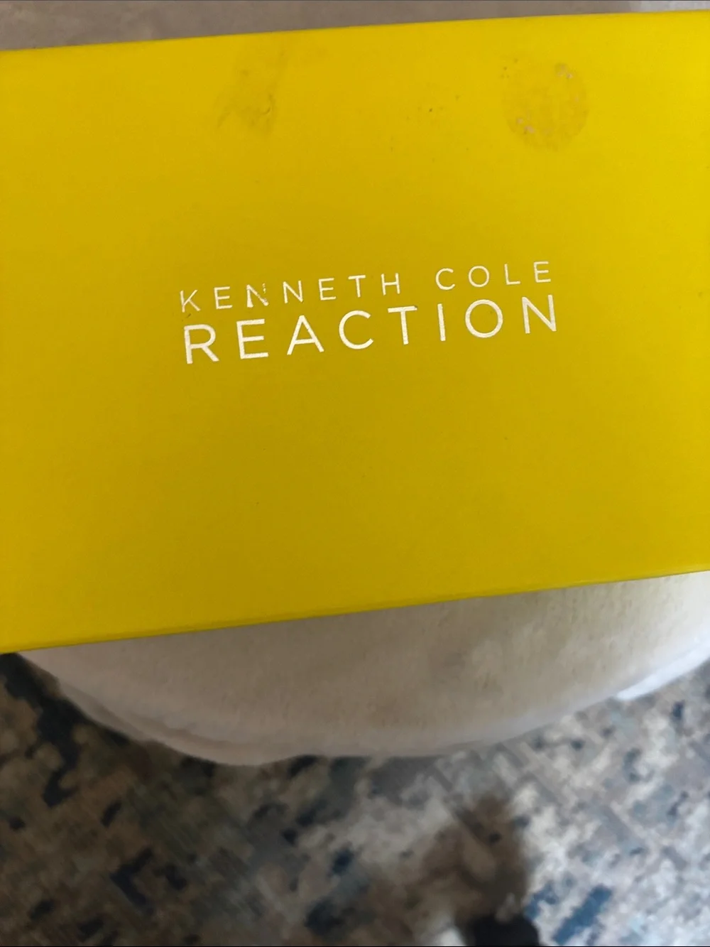 Kenneth Cole Reaction Metallic Gold and Tan Espadrille Flats